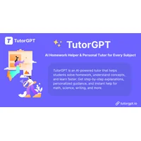 TutorGPT — TutorGPT is an AI tutor providing instant homework help and 