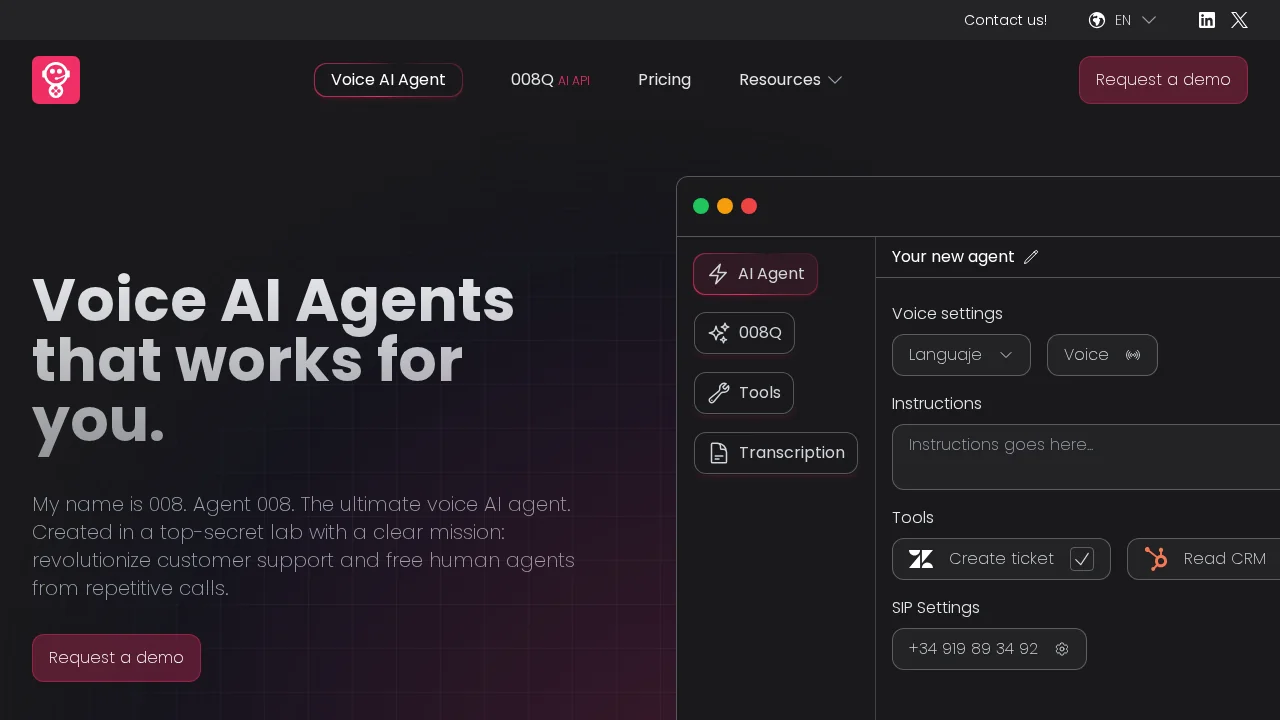 008 Agent screenshot 1