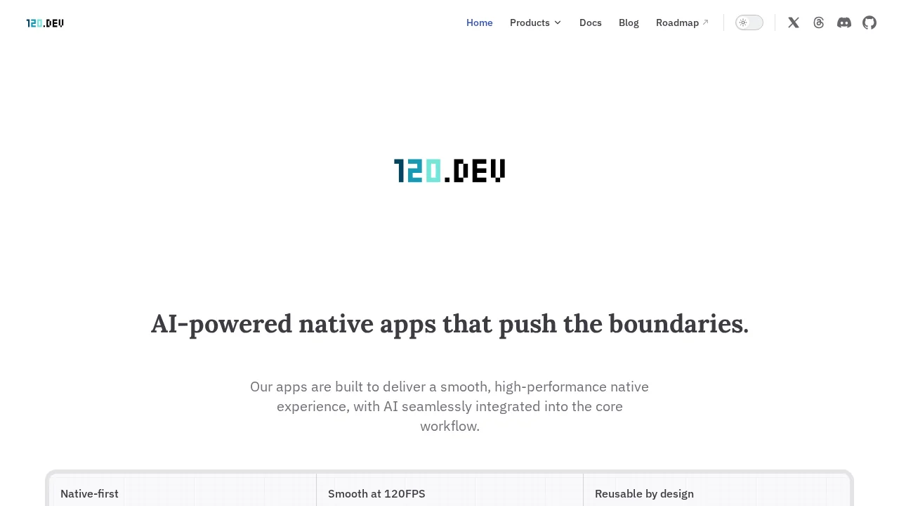 120.dev screenshot 1