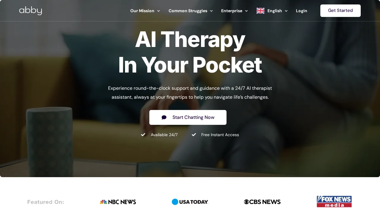 Abby - Your AI Therapist screenshot 1