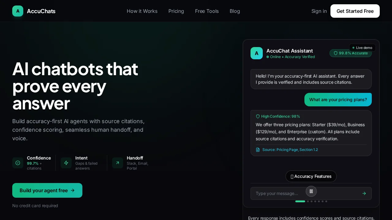 AccuChats screenshot 1