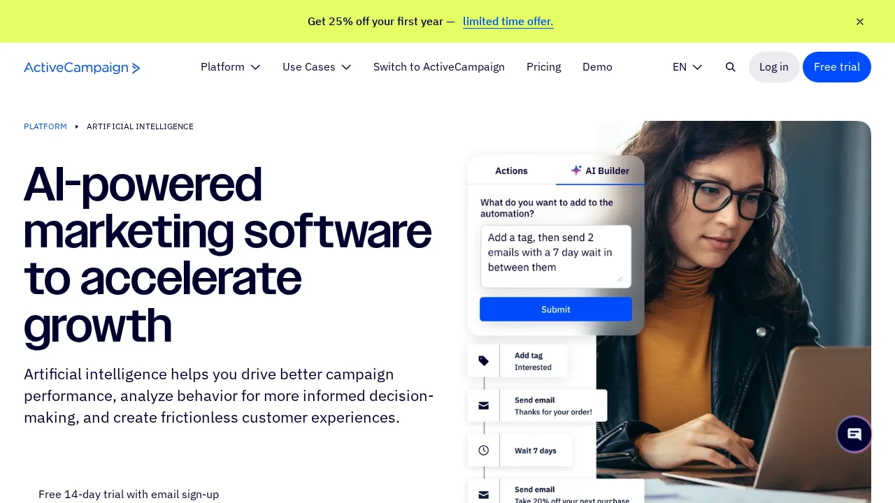 ActiveCampaign screenshot 1