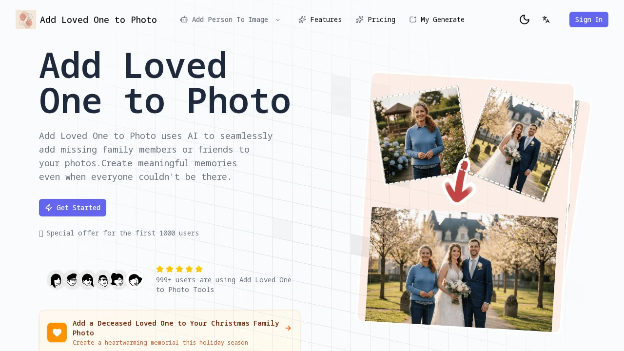Add Loved One to Photo screenshot 1