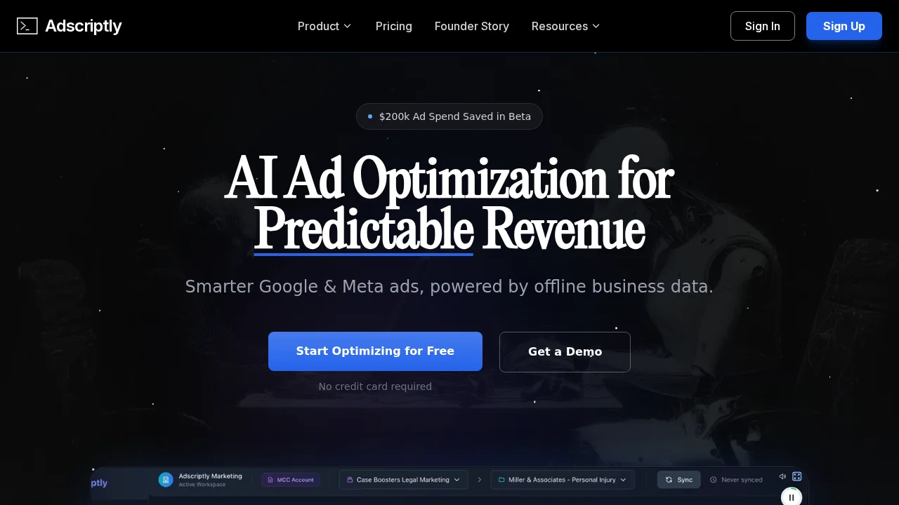 AdScriptly screenshot 1