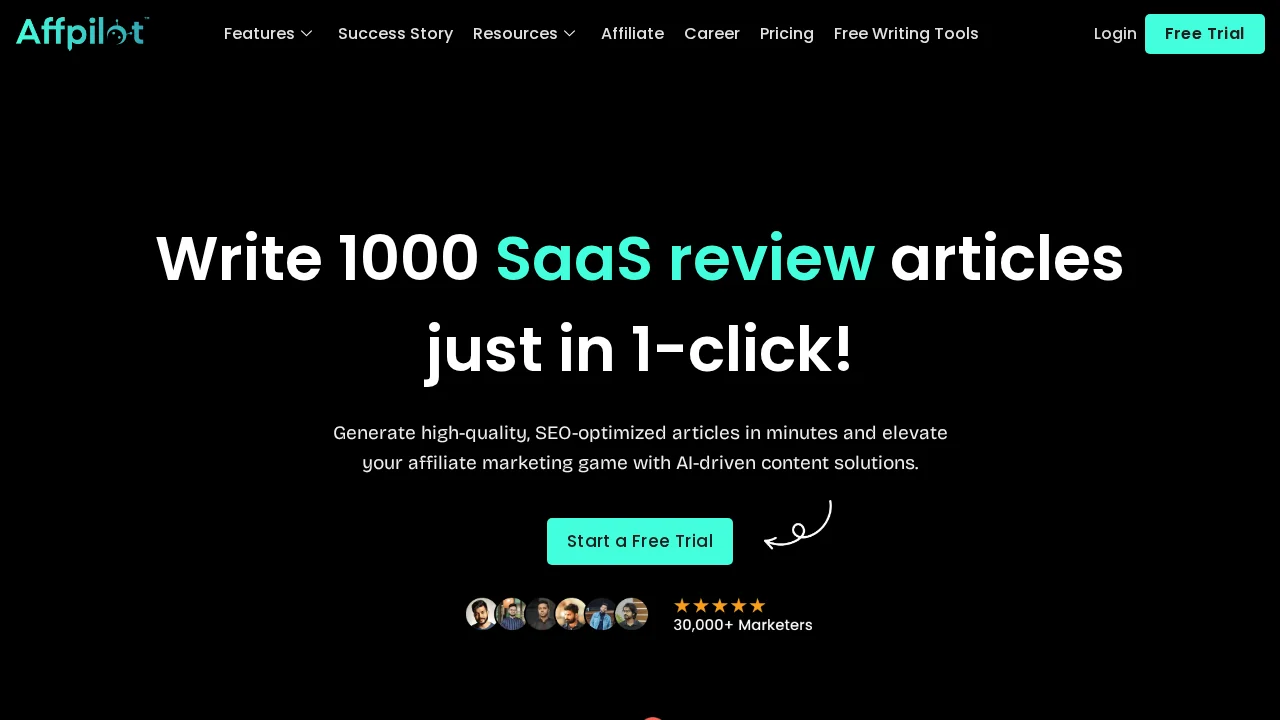 Affpilot screenshot 1