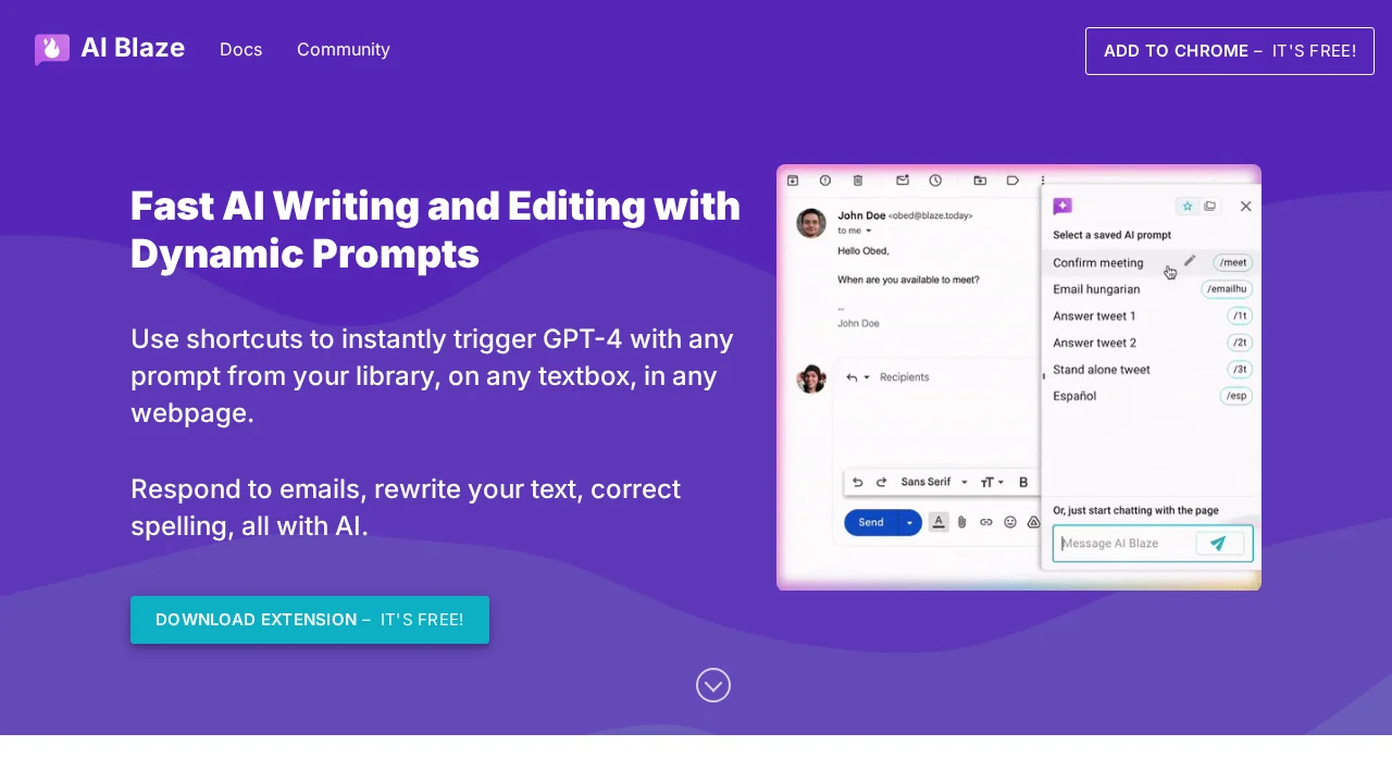 AI Blaze screenshot 1