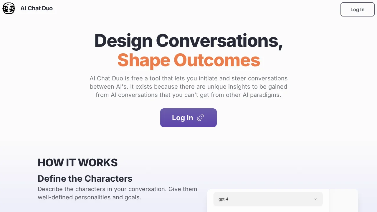 AI Chat Duo screenshot 1