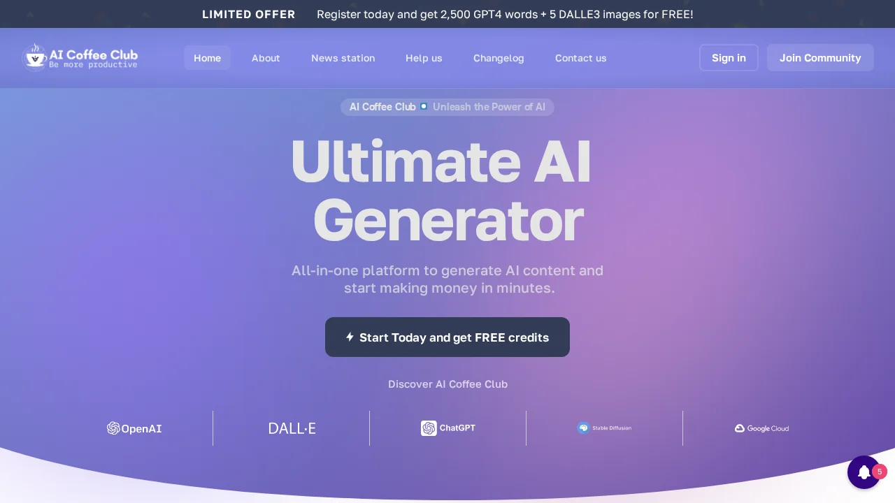 AI Coffee Club screenshot 1