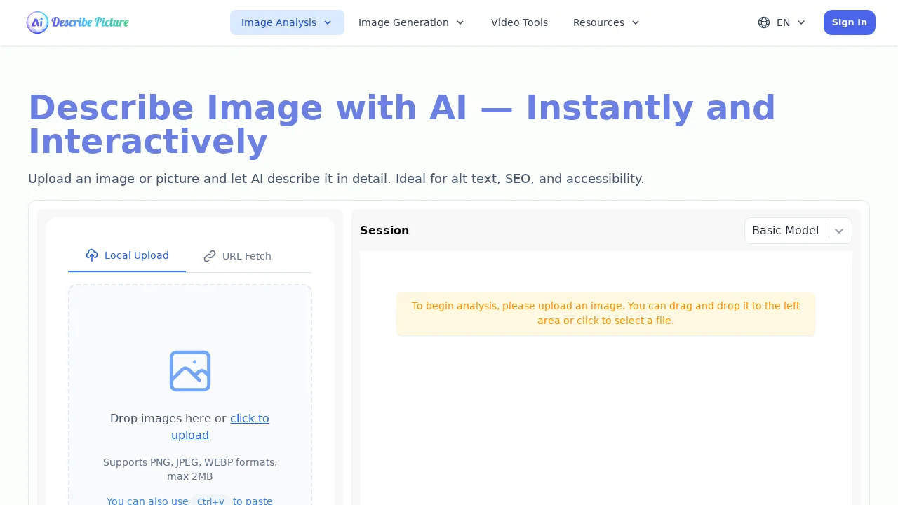 AI Describe Picture screenshot 1