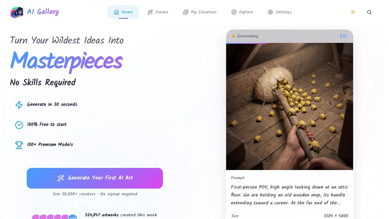 AI Gallery screenshot 1