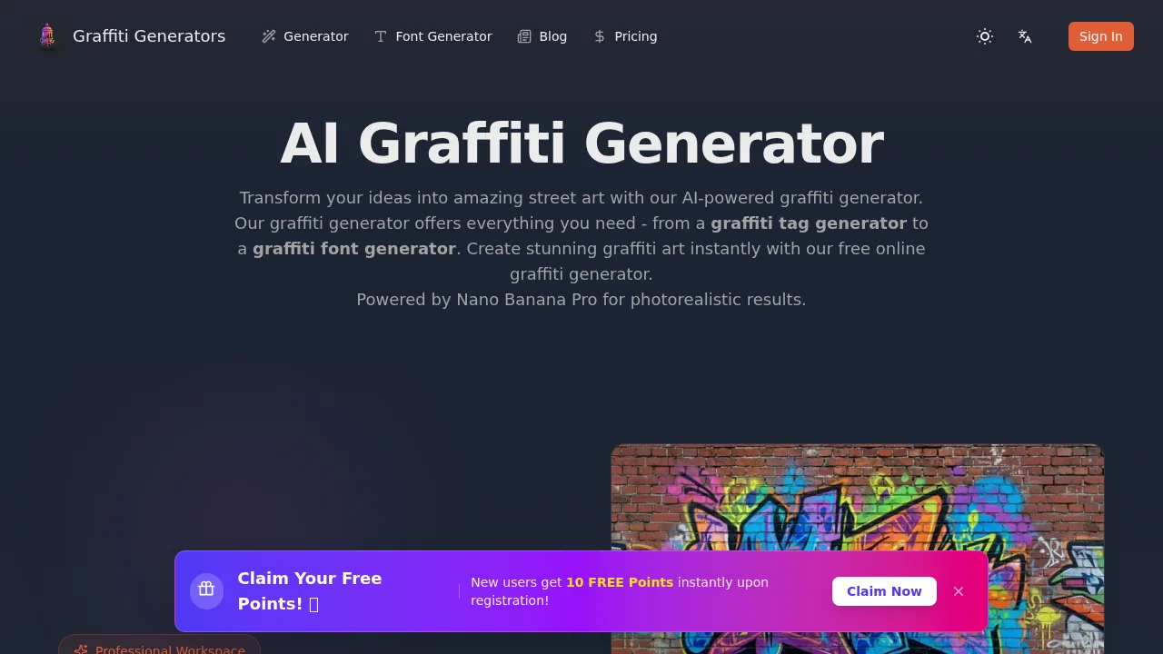 AI Graffiti Generator screenshot 1