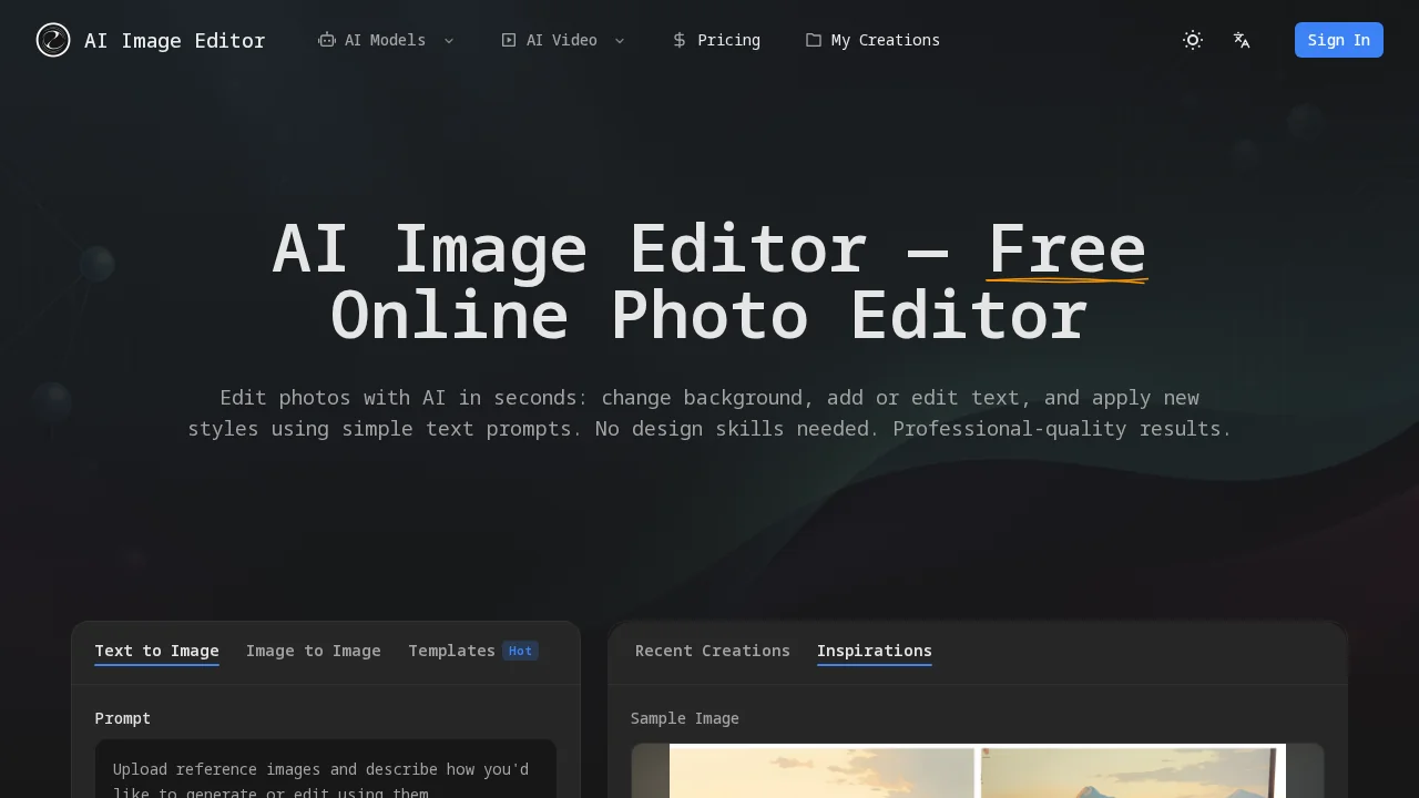 AI Image Edit.ai screenshot 1