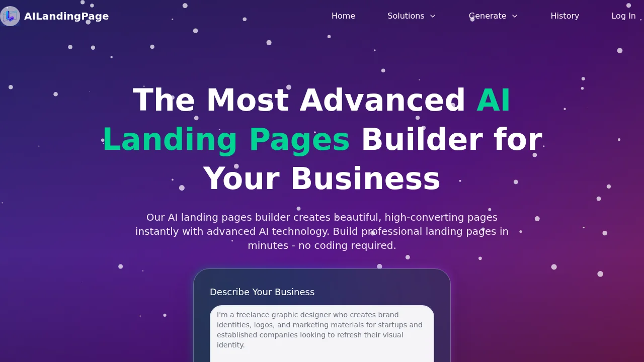 AI Landing Page.ai screenshot 1