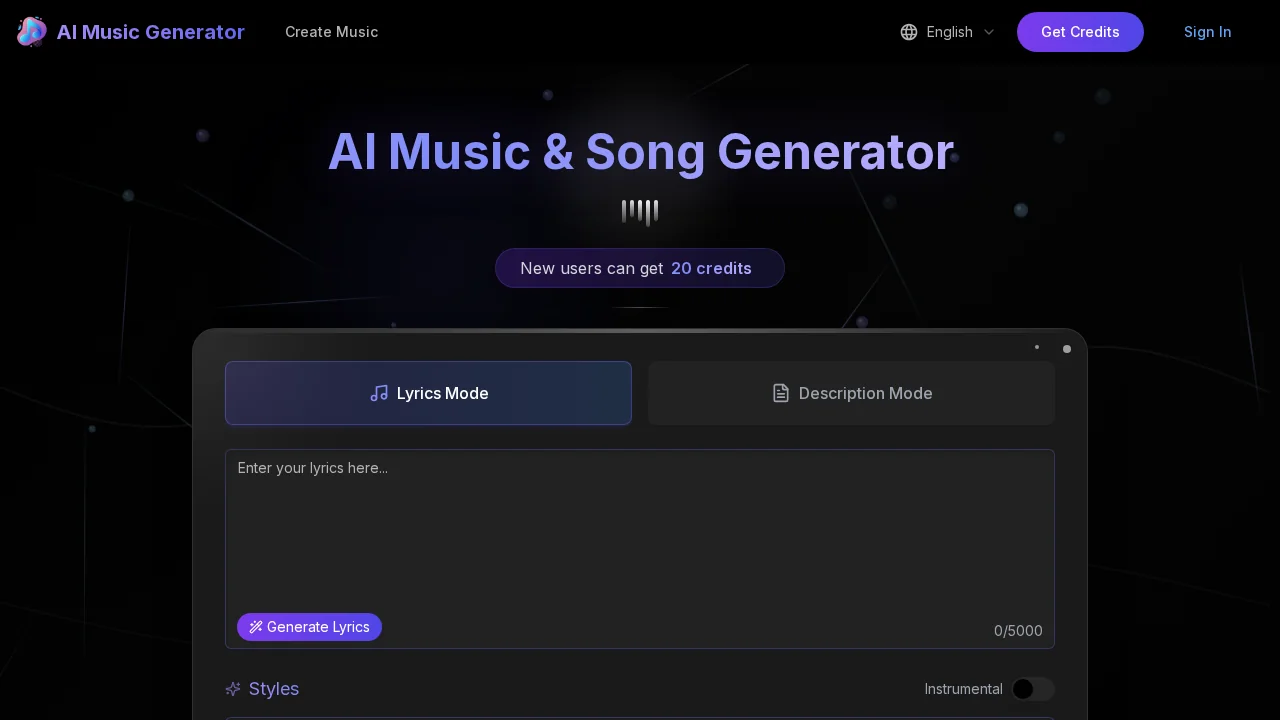 AI Music Generator screenshot 1