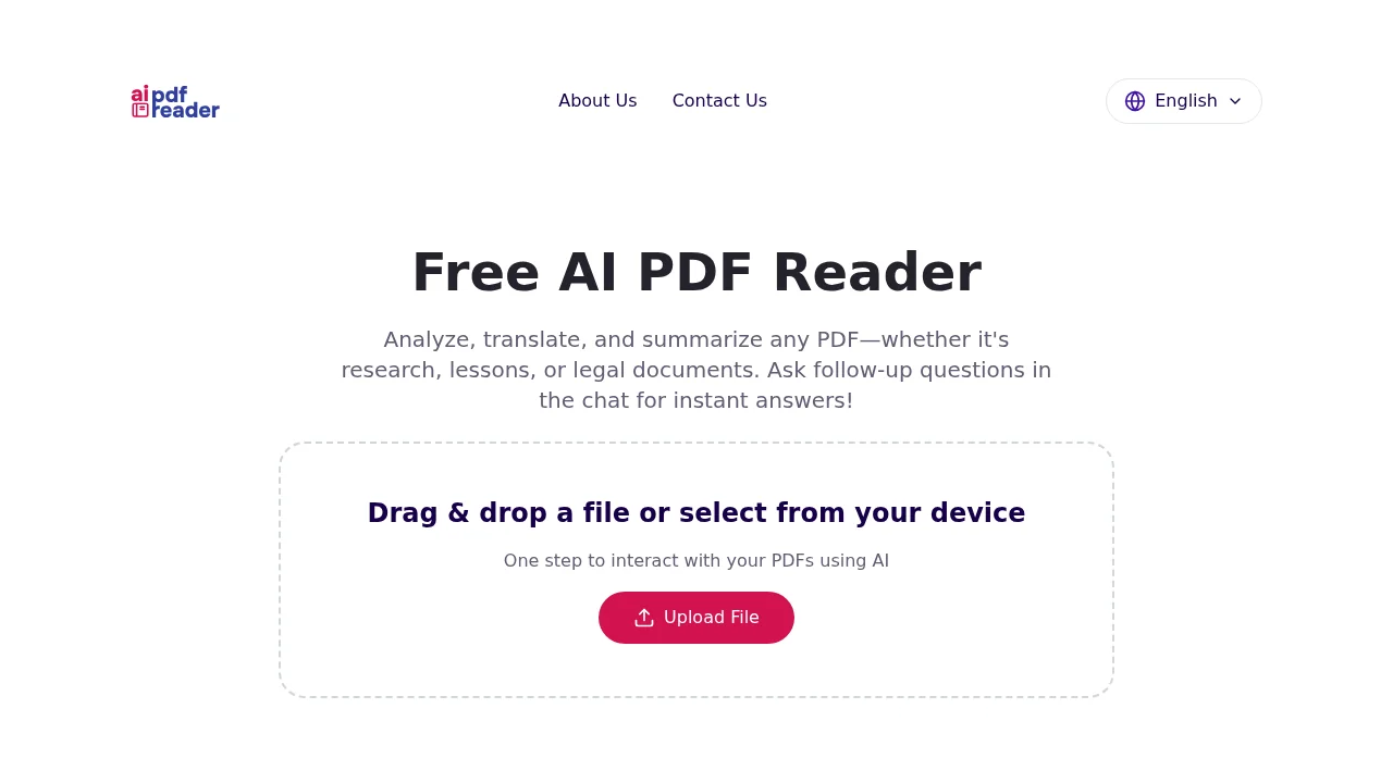 AI PDF Reader screenshot 1