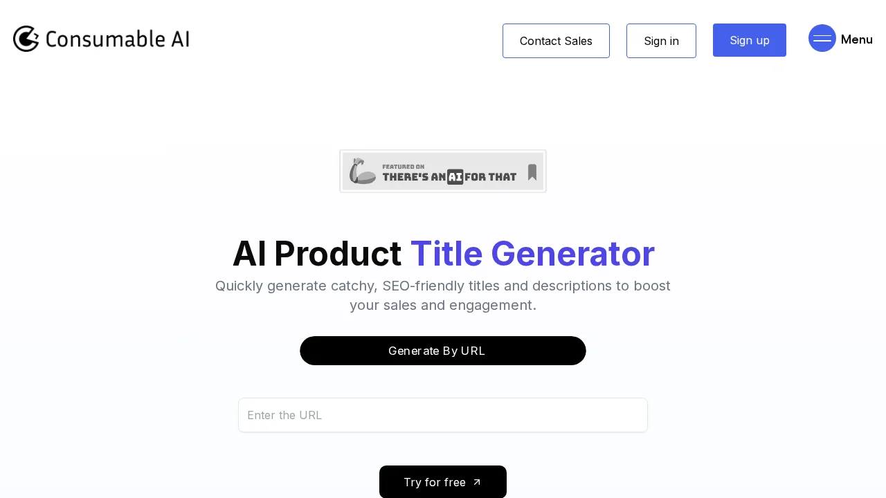 AI Product Title Generator screenshot 1