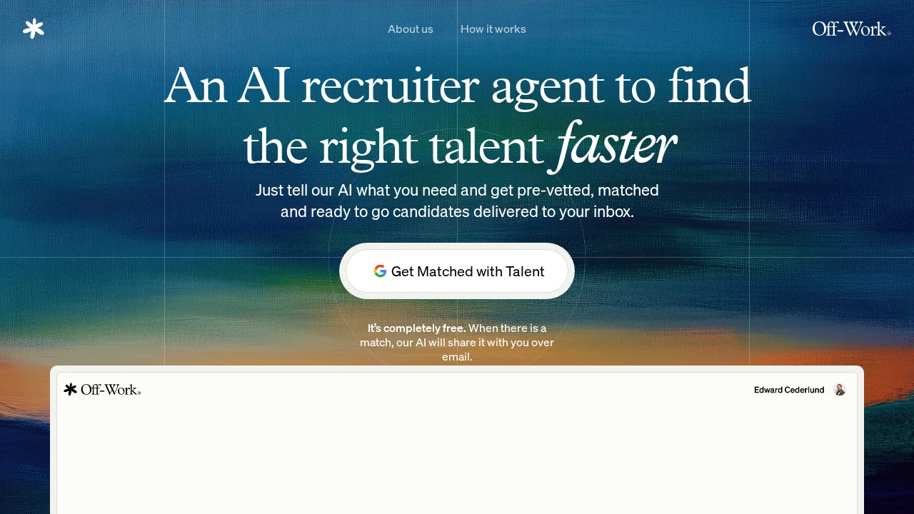 AI Recruiter by Off-Work screenshot 1