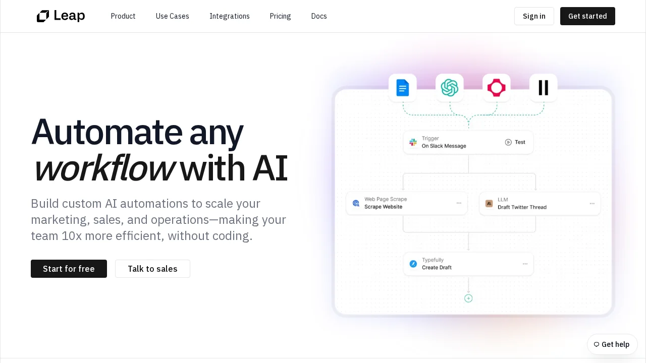AI SEO by Leap screenshot 1