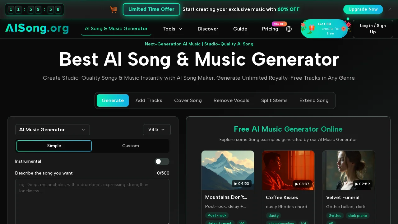 AI Song.org screenshot 1