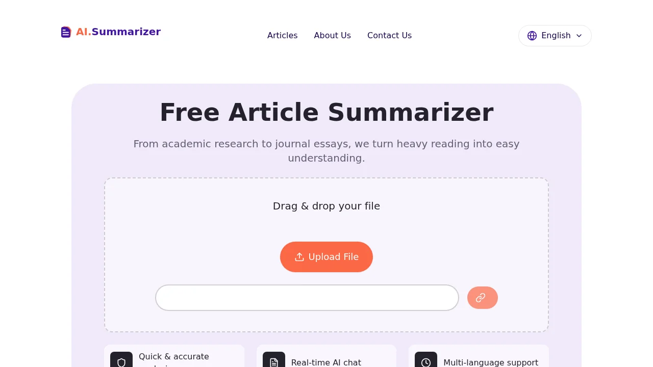 AI Summarizer screenshot 1