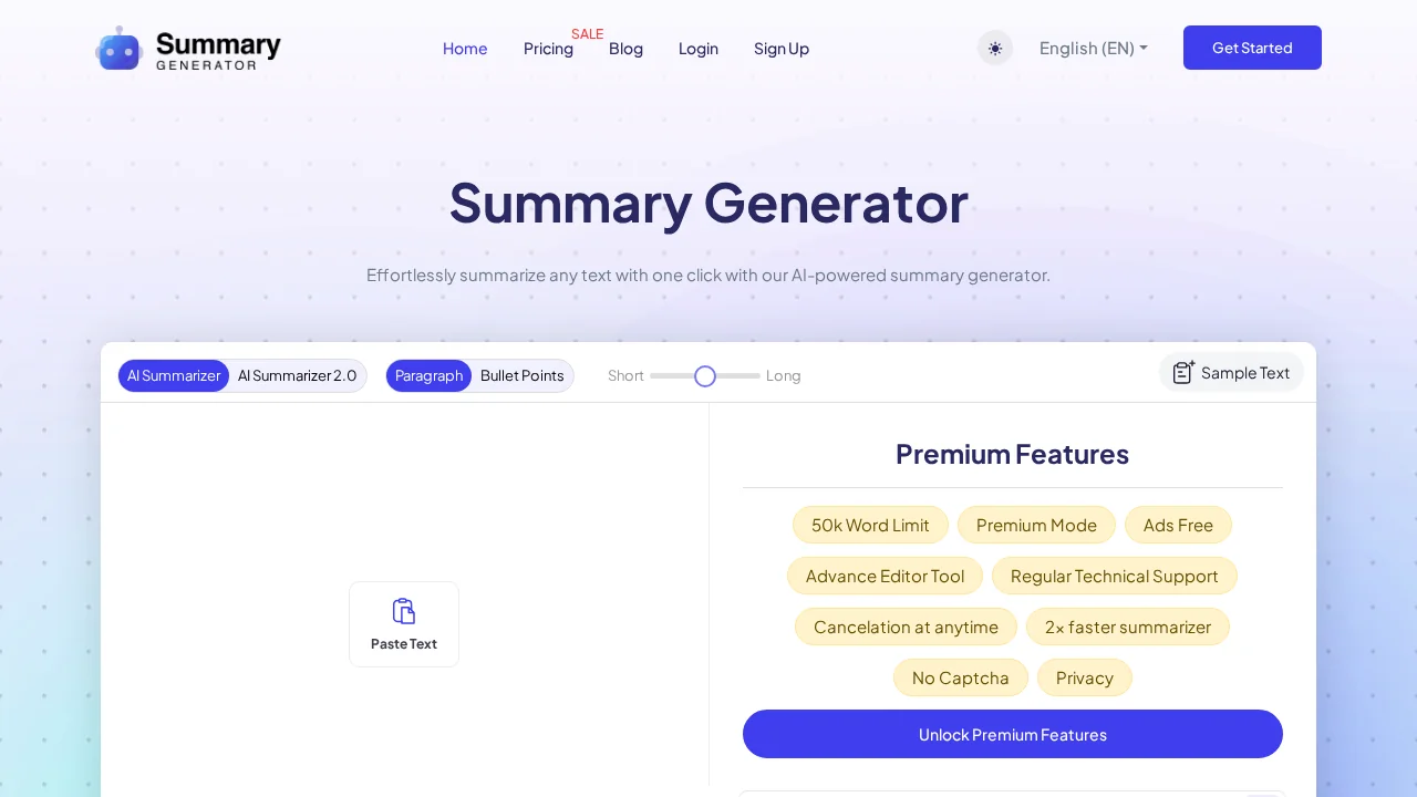 Ai Summary Generator screenshot 1