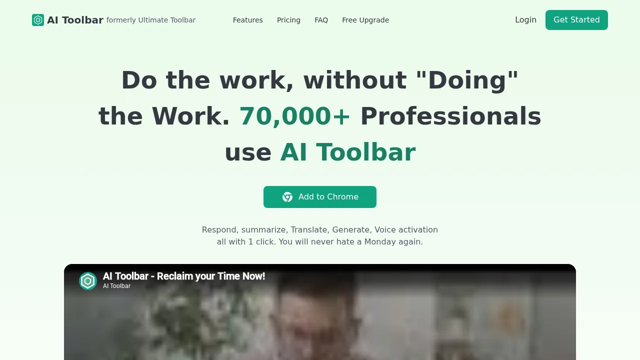 AI Toolbar screenshot 1