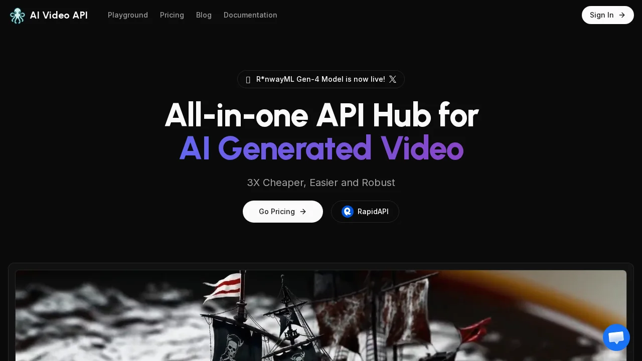 AI Video API screenshot 1