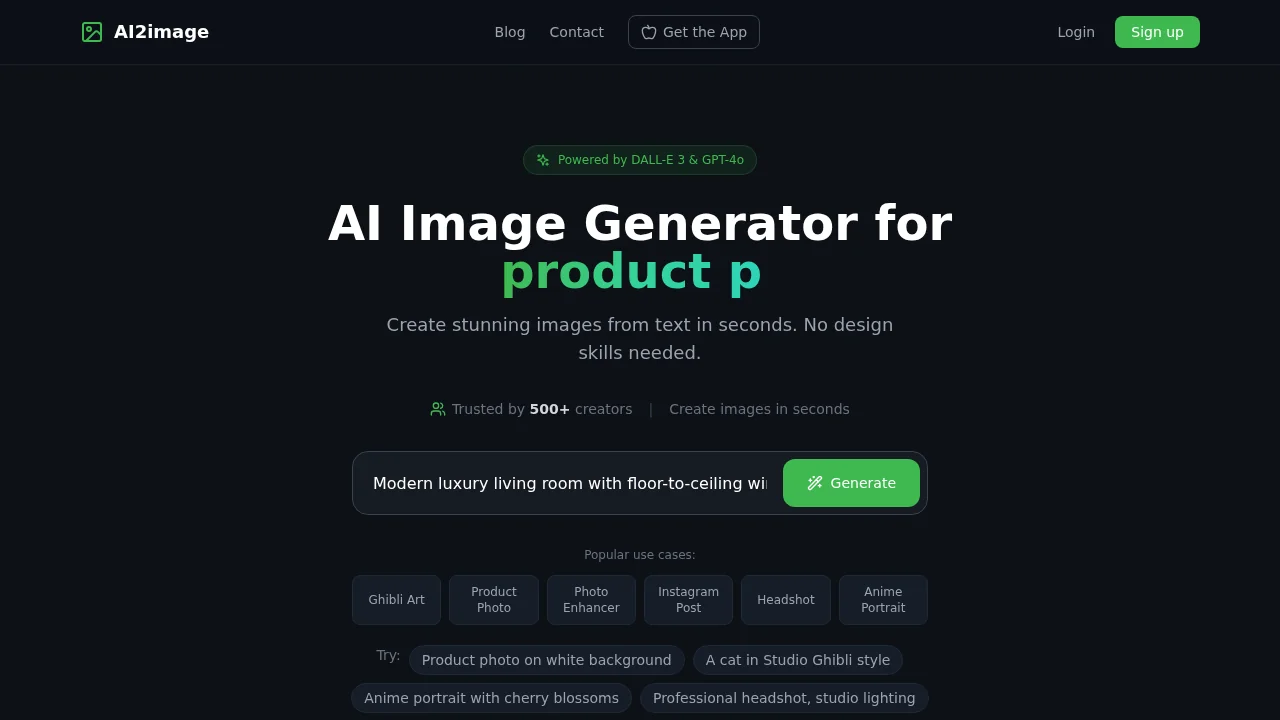 AI2image screenshot 1