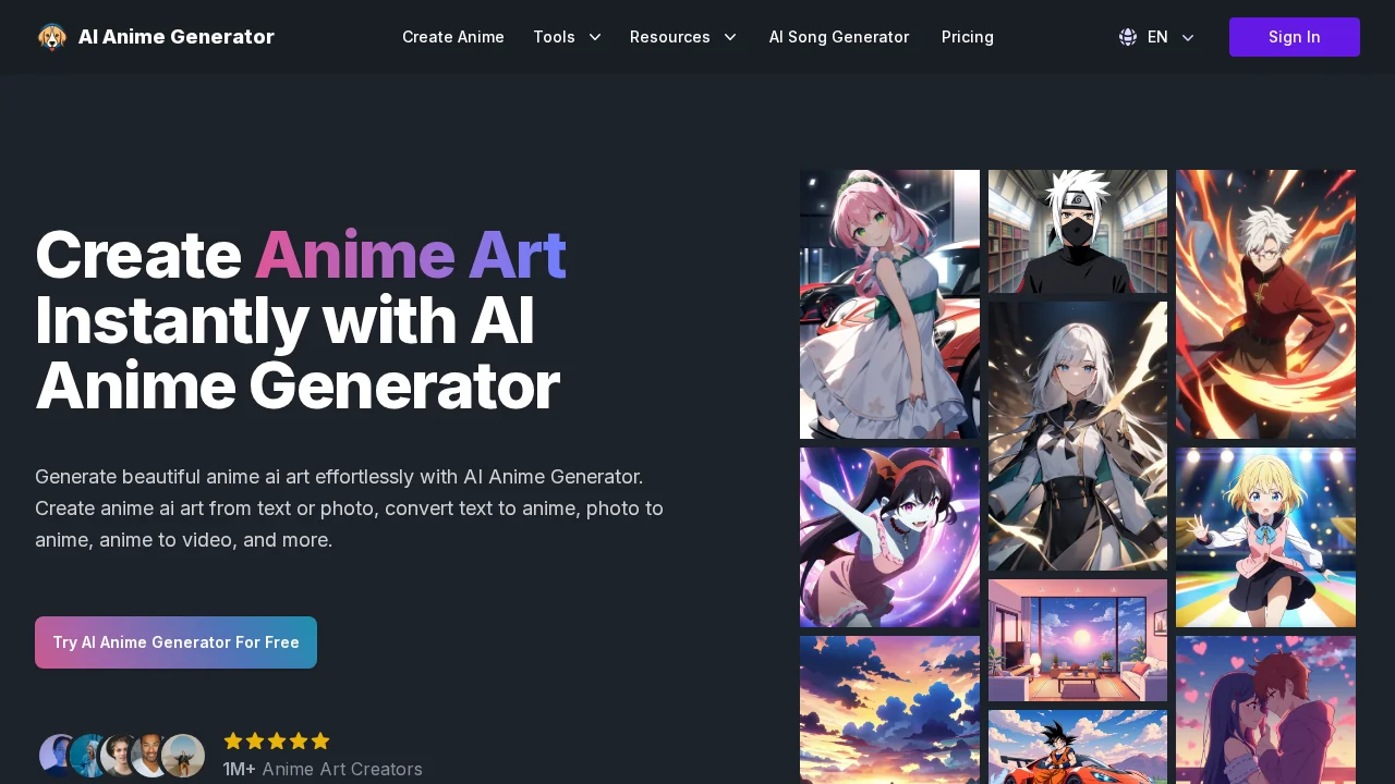 AIAnimeGenerator screenshot 1