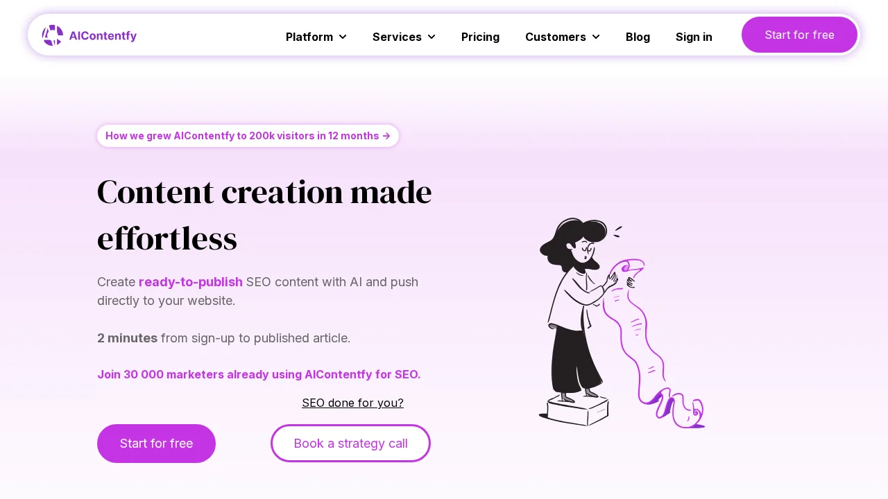 AIcontentfy screenshot 1