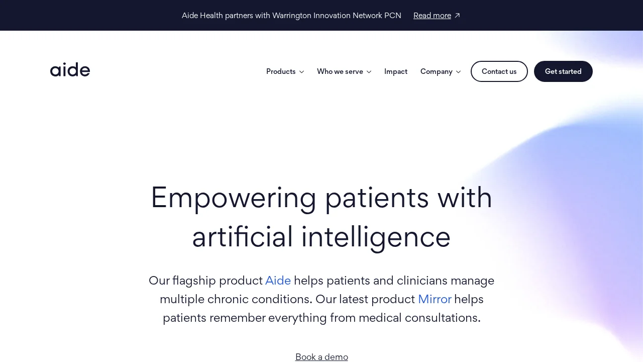 Aide Health screenshot 1