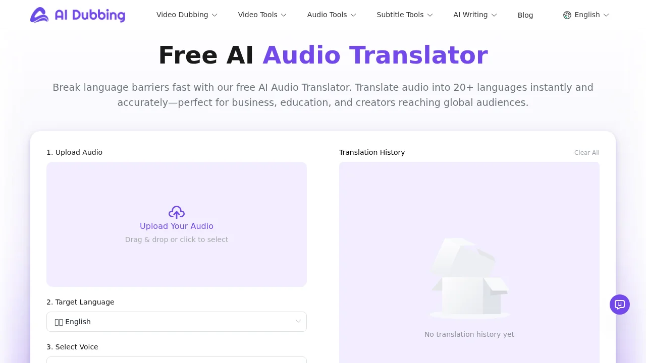 AIDubbing.io screenshot 1