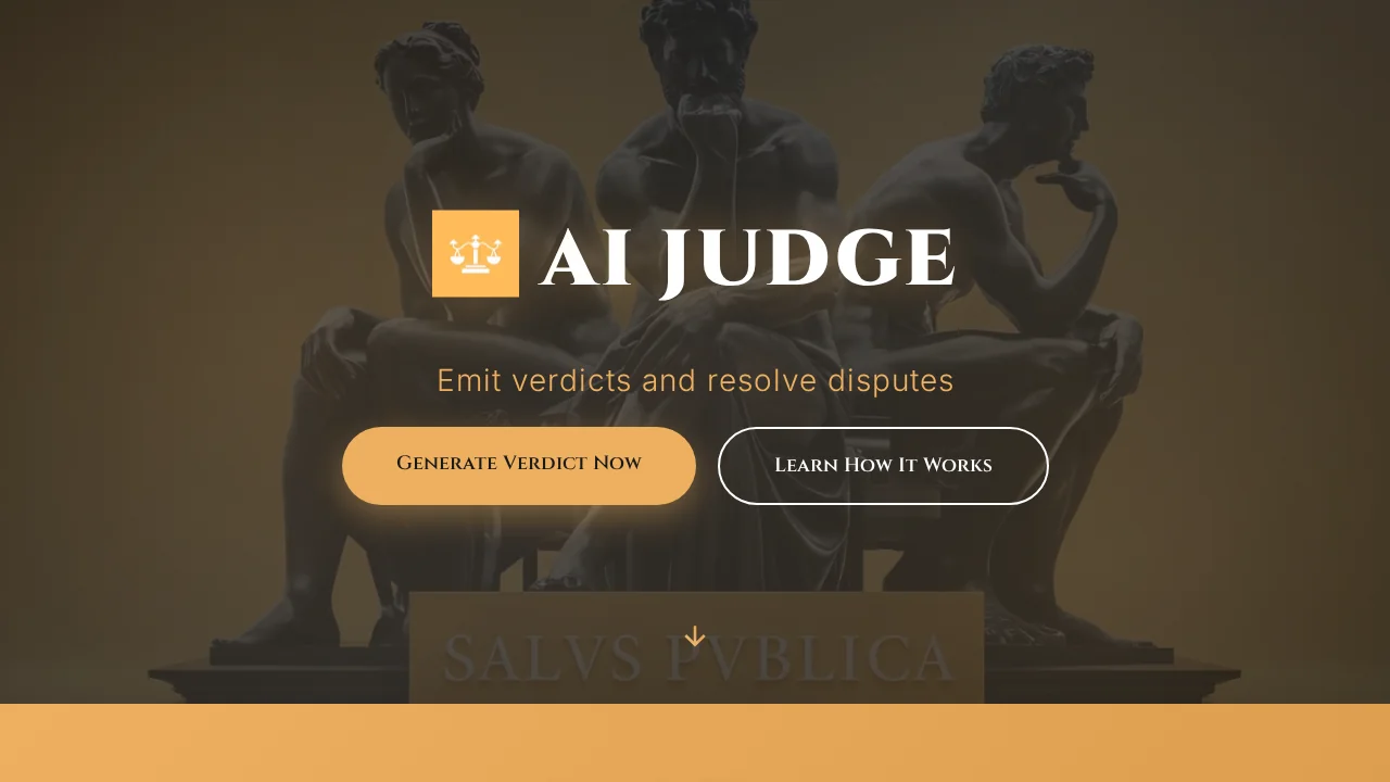 AIjudge screenshot 1
