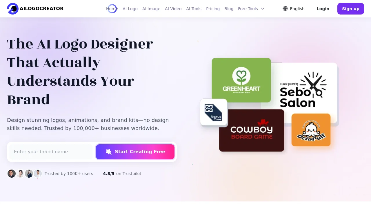 AILogoCreator screenshot 1