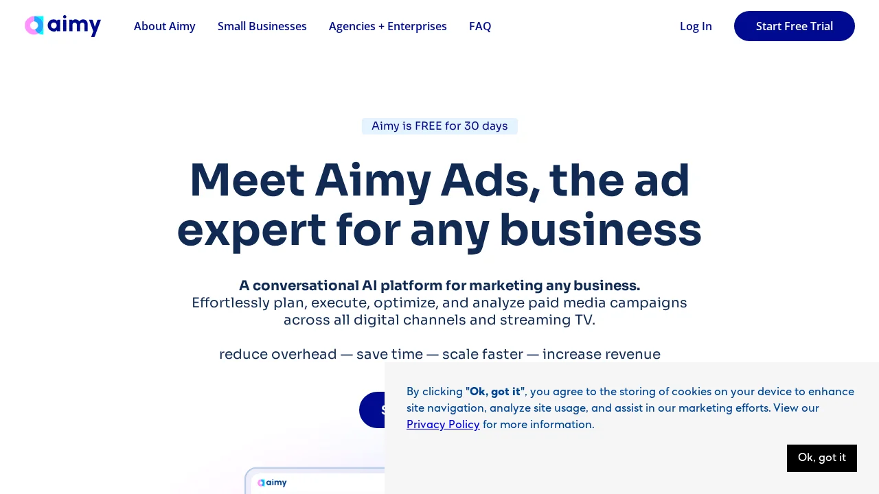 Aimy Ads screenshot 1