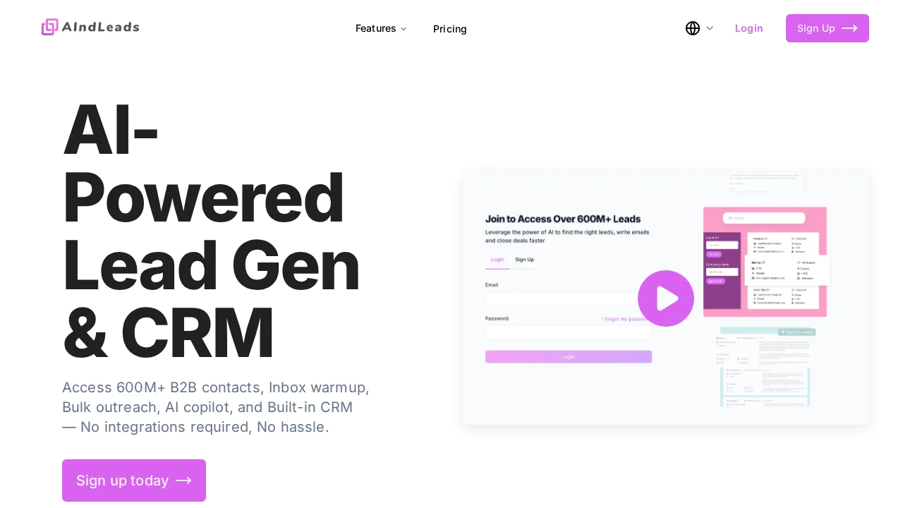 AIndLeads screenshot 1