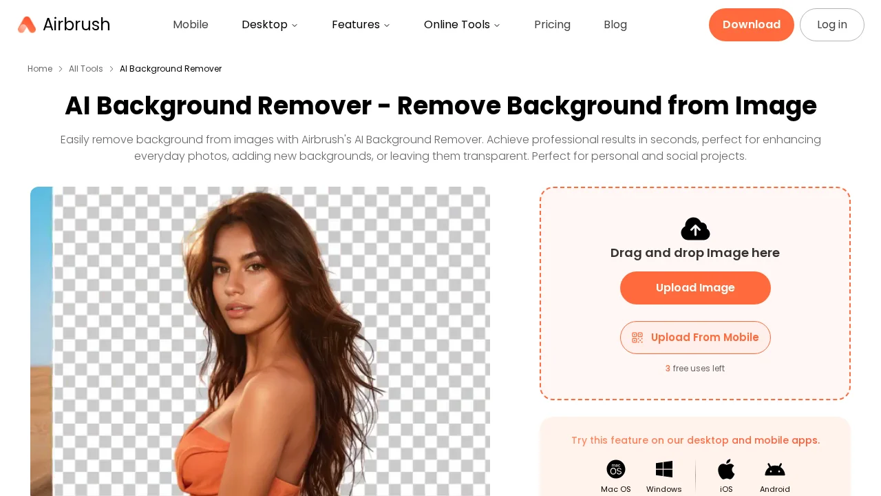 Airbrush AI Background Remover screenshot 1