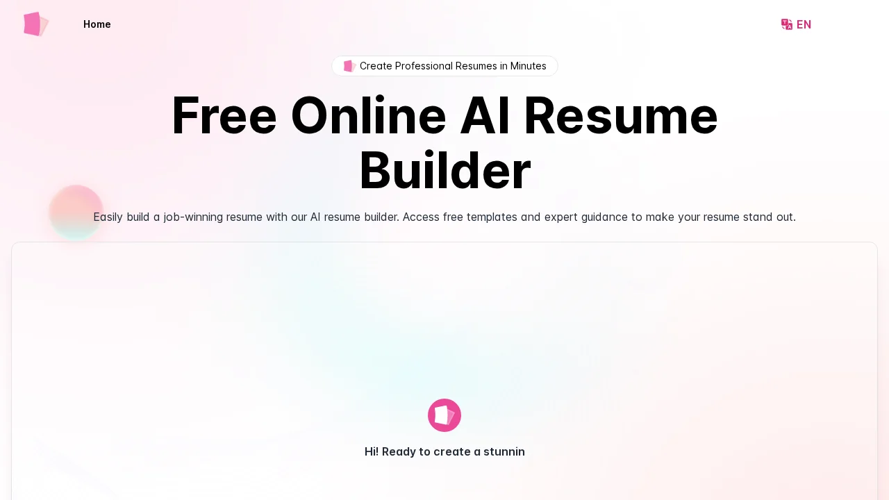 AIResumeBuilder screenshot 1