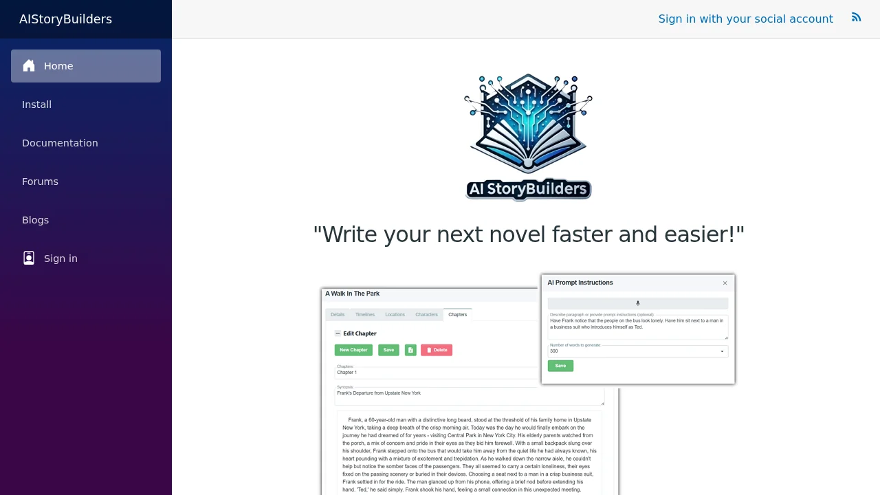 AIStoryBuilders screenshot 1