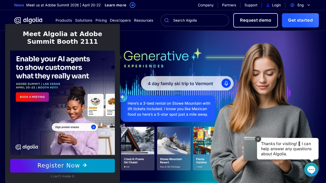 Algolia AI Search screenshot 1