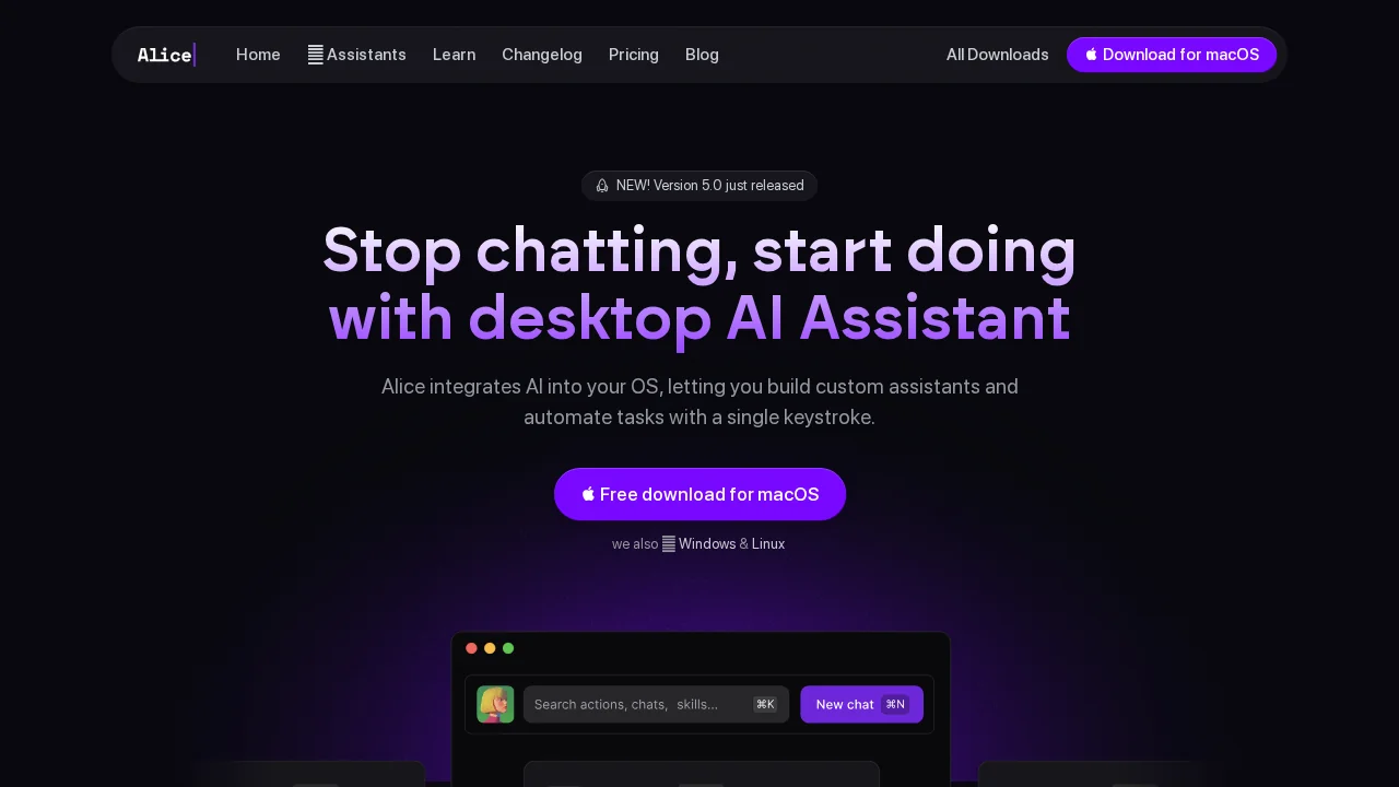 Alice App screenshot 1