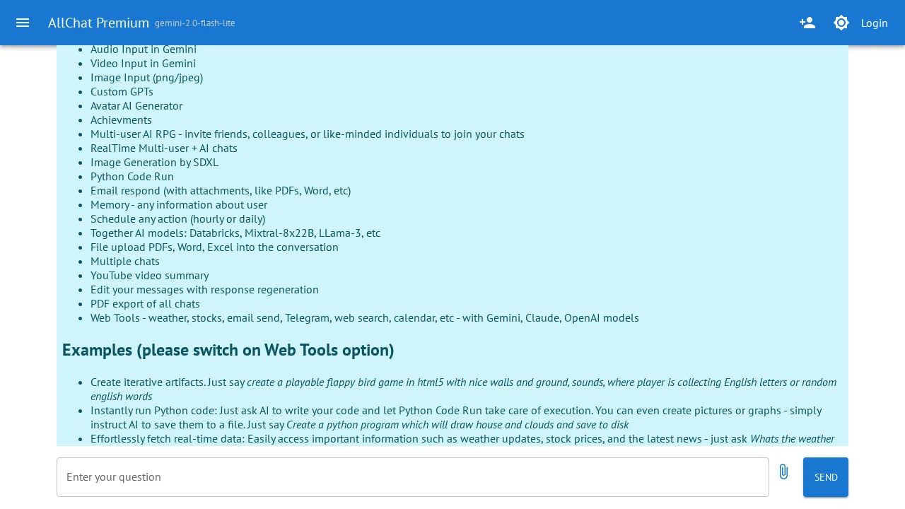 AllChat screenshot 1