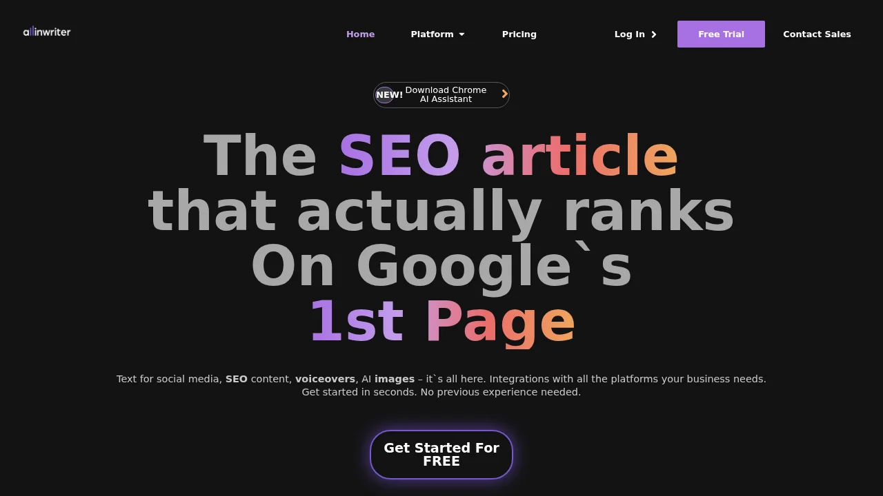 AllinWriter screenshot 1