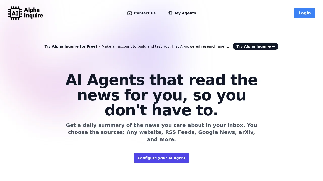 AlphaInquire screenshot 1