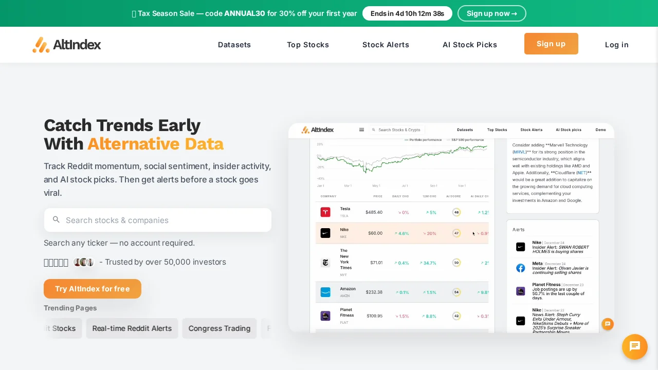 AltIndex screenshot 1