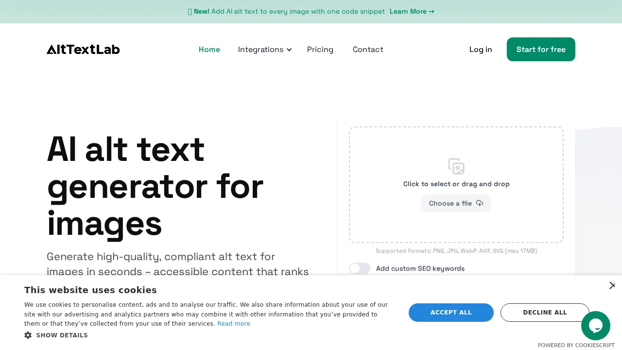 AltTextLab screenshot 1