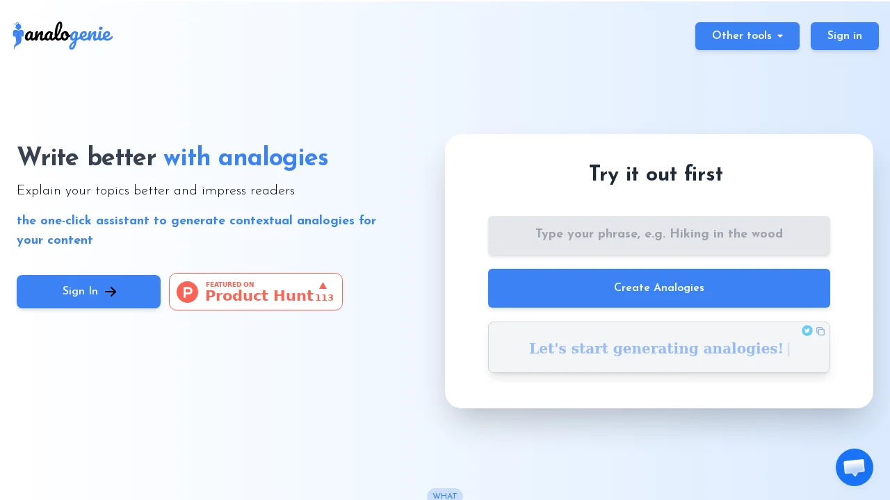 analogenie screenshot 1