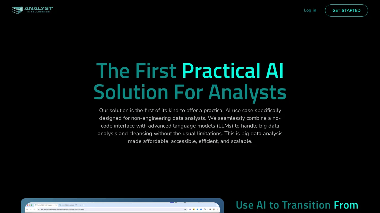Analyst Intelligence screenshot 1