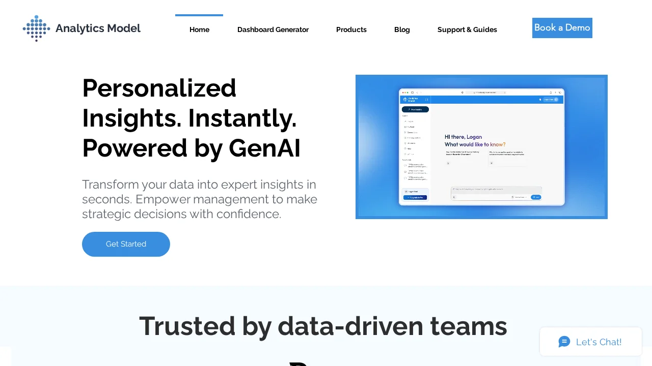 Analytics Model screenshot 1