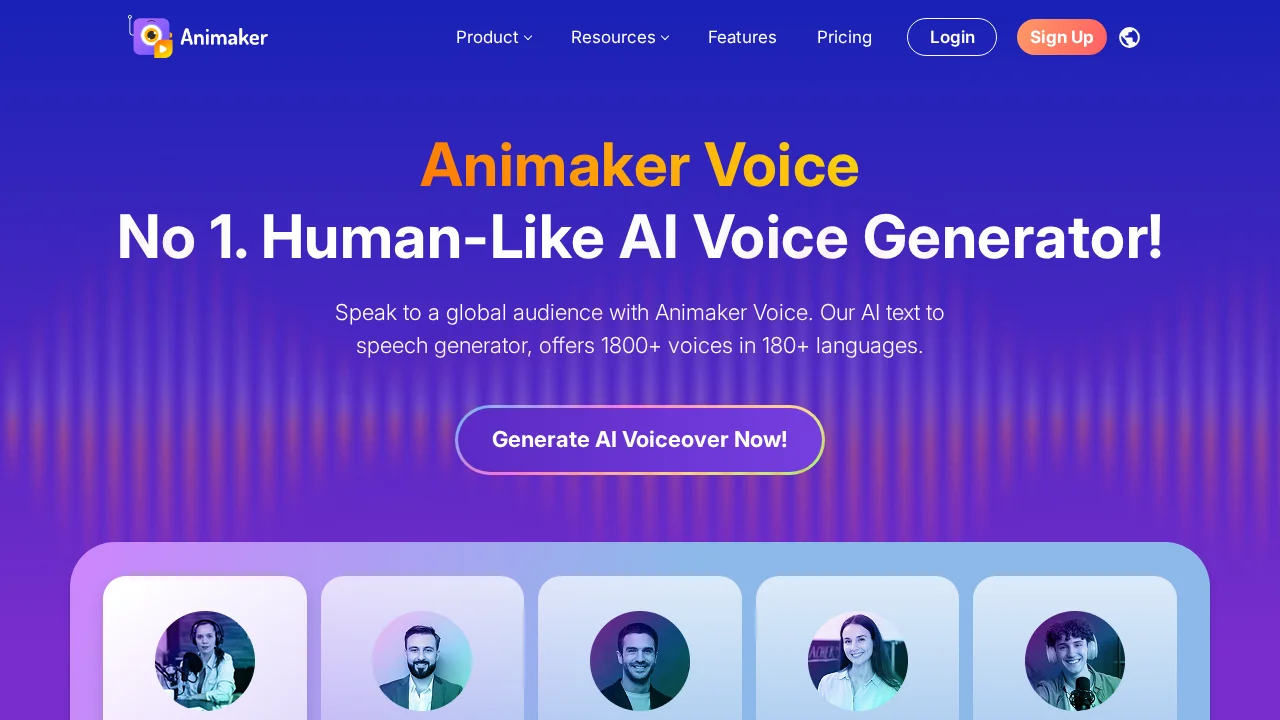 Animaker Voice Generator screenshot 1
